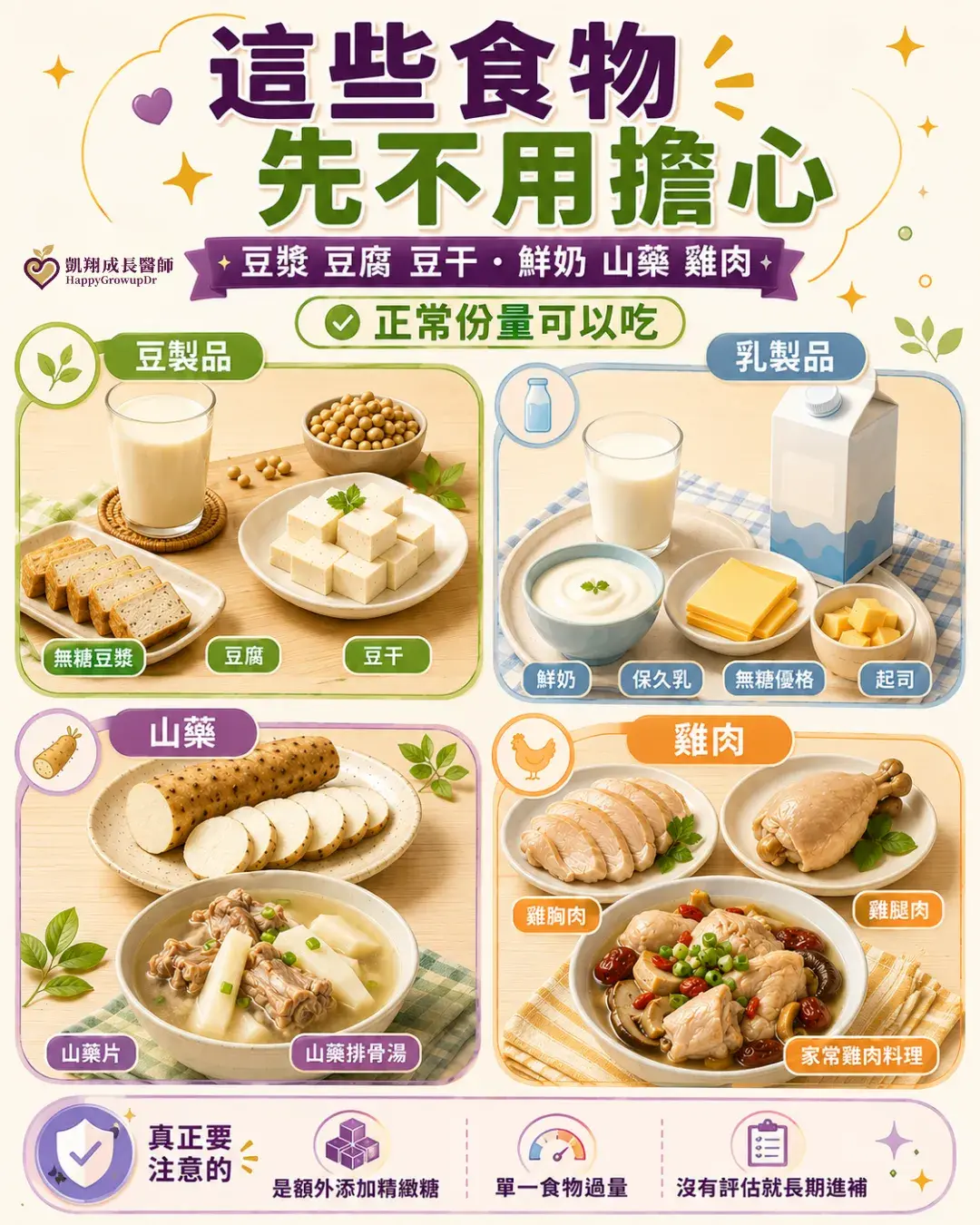 3 Foods No Worry