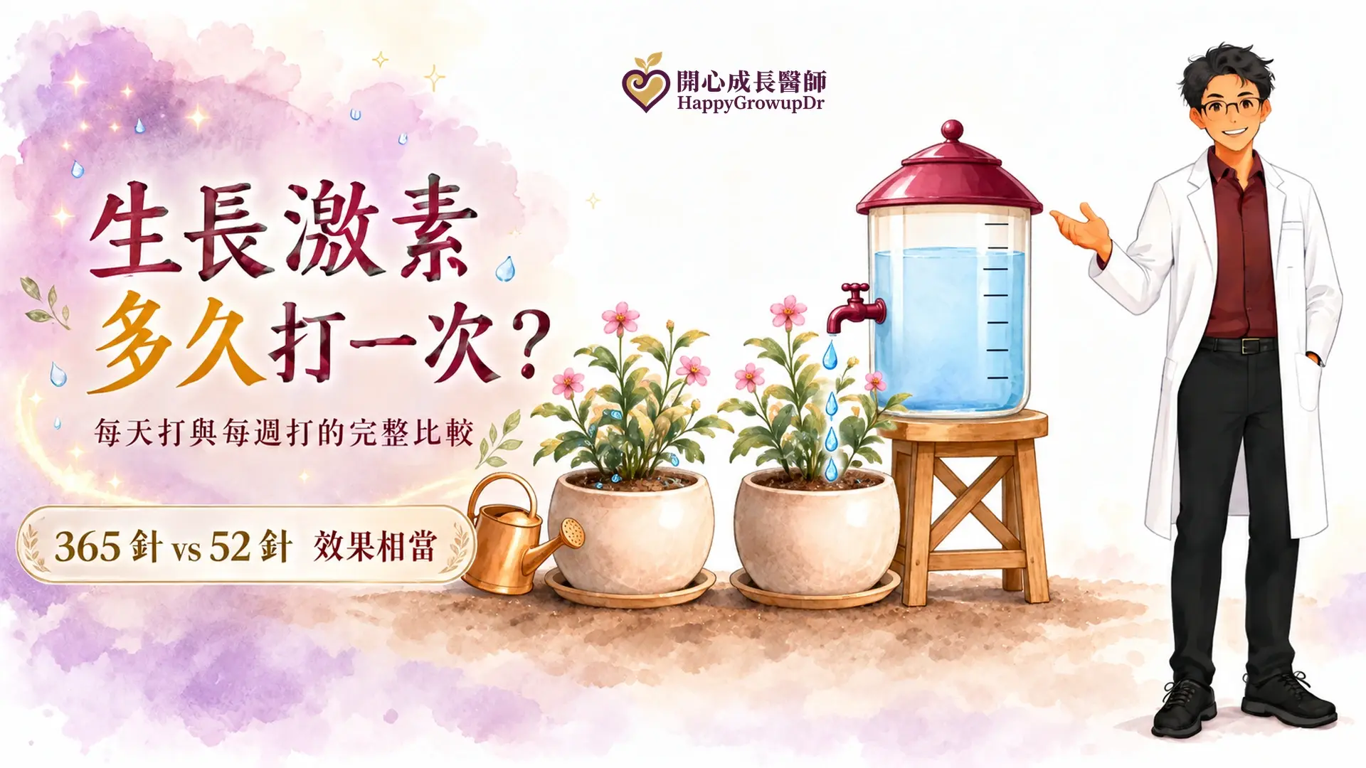 生長激素多久打一次？每天打與每週打的完整比較